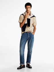 Tommy Hilfiger béžové pánské tričko - L (RBT)
