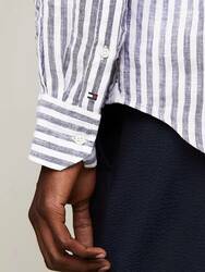 Tommy Hilfiger pánská pruhovaná košile Bold - M (0A5)