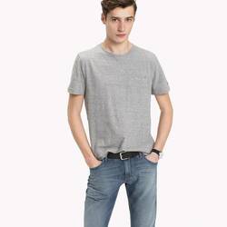 Tommy Hilfiger pánské šedé melírované tričko