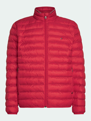 Tommy Hilfiger pánská červená bunda Packable - XXXL (XLG)