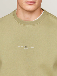 Tommy Hilfiger pánská zelená mikina - L (L9F)