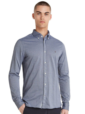 Tommy Hilfiger pánská modrá košile - XL (DY4)