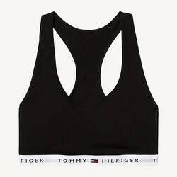 Tommy Hilfiger dámská černá sportovní podprsenka Iconic - XS (990)