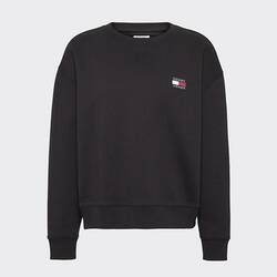 Tommy Hilfiger dámská černá mikina Crew - XL (BBU)