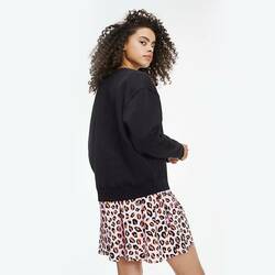 Tommy Hilfiger dámská černá mikina Crew - XL (BBU)