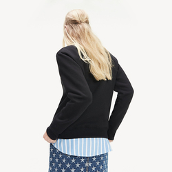 Tommy Hilfiger dámská černá mikina Flag - M (BBU)