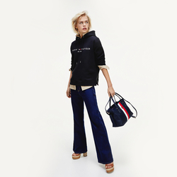 Tommy Hilfiger dámská černá mikina Hoodie - XS (BDS)