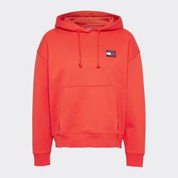 Tommy Hilfiger dámská červená mikina Hoodie - M (XA8)