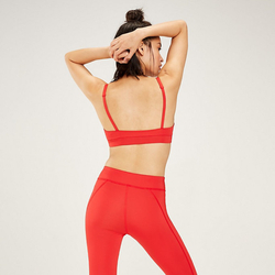 Tommy Hilfiger dámská červená sportovní podprsenka - XS (600)