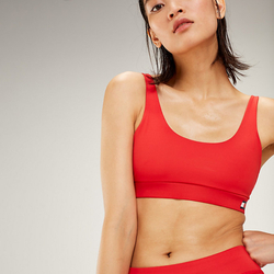 Tommy Hilfiger dámská červená sportovní podprsenka - XS (600)