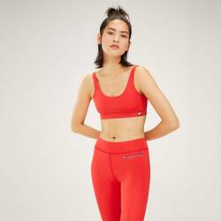 Tommy Hilfiger dámská červená sportovní podprsenka - XS (600)