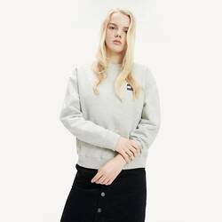 Tommy Hilfiger dámská šedá mikina Crew - L (038)