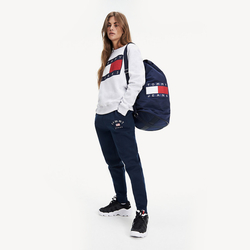 Tommy Hilfiger dámská šedá mikina Flag - S (PPP)