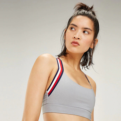 Tommy Hilfiger dámská šedá sportovní podprsenka