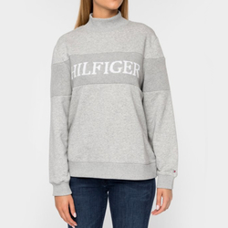 Tommy Hilfiger dámská šedá mikina Laureen - L (PYT)