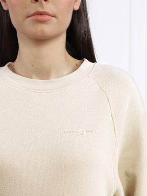 Tommy Hilfiger dámská béžová mikina - M (RBS)
