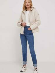 Tommy Hilfiger dámská béžová bunda Feminine - M (ACI)