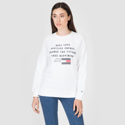 Tommy Hilfiger dámská bílá mikina s potiskem Talita