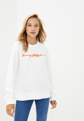 Tommy Hilfiger dámská bílá mikina Annie - XS (YBR)