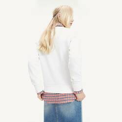 Tommy Hilfiger dámská bílá mikina Flag - XS (YA2)