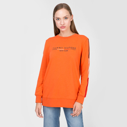 Tommy Hilfiger dámská oranžová mikina Charlot - M (831)