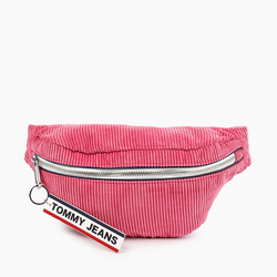 Tommy Hilfiger dámská růžová manšestrová ledvinka