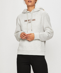 Tommy Hilfiger dámská světle šedá melírovaná mikina Hoodie