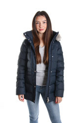 Tommy Hilfiger dámská tmavě modrá bunda New Tyra