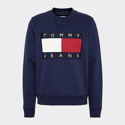Tommy Hilfiger dámská tmavě modrá mikina Flag - XS (CBK)