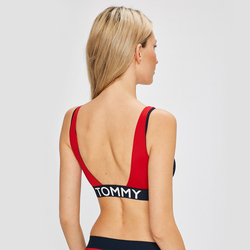 Tommy Hilfiger dámská tmavě modrá sportovní podprsenka - S (611)