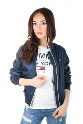 Tommy Hilfiger dámský tmavě modrý bomber