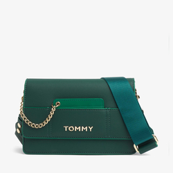 Tommy Hilfiger dámská malá zelená kabelka Statement