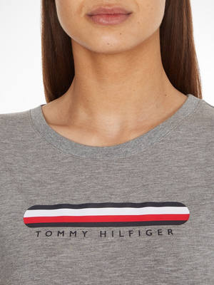 Tommy Hilfiger dámské šedé tričko  - XS (P4A)