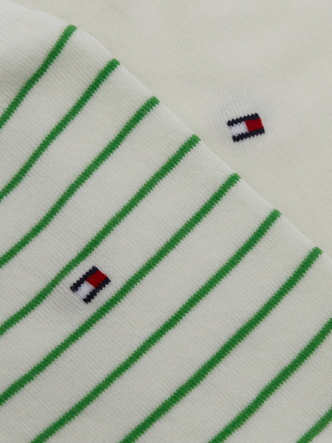 Tommy Hilfiger dámské bílé ponožky 2 pack - 35/38 (022)