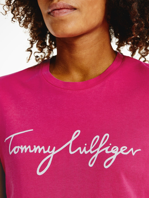 Tommy Hilfiger dámské růžové tričko - XS (TZO)