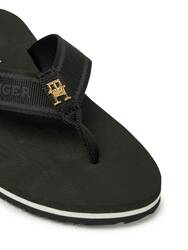 Tommy Hilfiger dámské černé žabky - 36 (BDS)