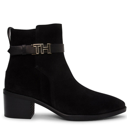 Tommy Hilfiger dámské černé kotníkové boty - 38 (990)