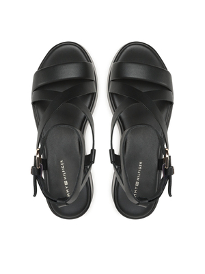 Tommy Hilfiger dámské černé sandály - 40 (BDS)