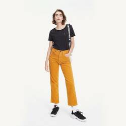 Tommy Hilfiger dámské černé tričko Jersey - XS (078)