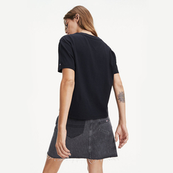 Tommy Jeans dámské černé tričko Tommy - S (BBU)