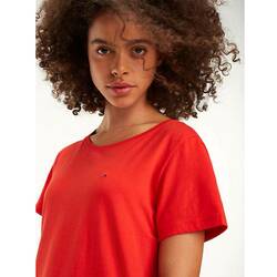 Tommy Hilfiger dámské červené tričko Jersey - XS (667)