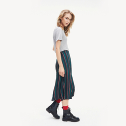 Tommy Hilfiger dámské šedé tričko Collar - L (PYT)