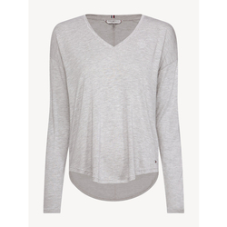 Tommy Hilfiger dámské šedé tričko Poppy - XS (PYT)