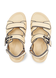 Tommy Hilfiger dámské béžové sandály - 36 (0F4)