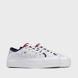 Tommy Hilfiger dámské bílé tenisky s platformou