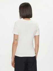 Tommy Hilfiger dámské bílé tričko - XS (YBL)