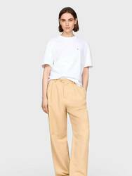 Tommy Hilfiger dámské bílé tričko - M (YCF)