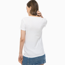 Tommy Hilfiger dámské bílé tričko Lizzy - L (100)