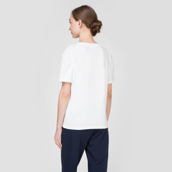 Tommy Hilfiger dámské bílé tričko Logo - XS (YCD)