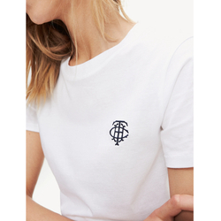 Tommy Hilfiger dámské bílé tričko Monogram - M (YAF)